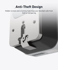 Close-up of anti-theft feature on No Drill Door Mount For Video Doorbell SE Ultra Pro Fits Doors 0.82 To 2.08 Inches Thick