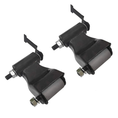 Rear Leaf Spring Shackle Kit With Forward Eye Bushing For 2003 2013 Dodge Ram 2500 3500 Upgrade Includes Two Shackles With Bushings