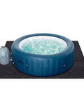 Beefy Oversized Hot Tub Mat for Spas Large 90.6 x 78.7 Inches under inflatable spa, felt top, PVC backing, anti-slip waterproof