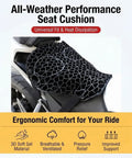 Slay All Day Riding With This Kickass Motorcycle Seat Pad For Brabus 1400 R Signature Edition 2026 on motorcycle, showcasing breathable gel material.