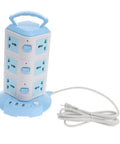 Dope Little Gamechanger Portable Power Strip With Fast Usb Charging Station And Extra Long Extension Cord for travel use.