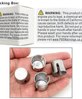 4 Piece Battery Post Shims Caps Adapters For Positive Or Negative Posts Terminal Sleeves And Repair Kits For Worn Or Damaged Or Loose Posts Auto Battery Terminal Repair Tools displayed with warning label on packaging box