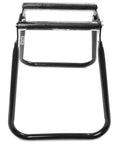 Foldable Dirt Bike Lift Stand for Motocross MX - Portable Maintenance Stand with 16.5 Inch Lift, black metal frame