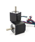 1.8 Degree Nema 11 Stepper Motor 28x28mm Frame With 5mm Shaft 2 Phase 4 Wire Hybrid Stepping Motor Ideal For 3D Printers CNC Machines And Automation Today, black compact motor with wiring