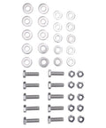 Beefy Stainless Steel Rear Crossmember Bolt Kit For Series 2 2A 3 Defender Land Rover Includes 10 Bolts 10 Lock Nuts And 20 Washers