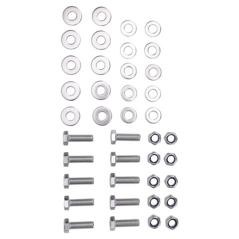Beefy Stainless Steel Rear Crossmember Bolt Kit For Series 2 2A 3 Defender Land Rover Includes 10 Bolts 10 Lock Nuts And 20 Washers