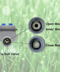Water Timer For Hose Sprinkler Garden Irrigation Controller With Two Dials No Water Pressure Required Adjustable Schedule, fix ball valve details