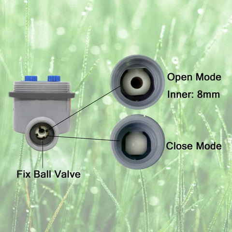Water Timer For Hose Sprinkler Garden Irrigation Controller With Two Dials No Water Pressure Required Adjustable Schedule, fix ball valve details