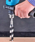 Using the Five Eighth Inch Hammer Drill for Concrete and Wood, Heavy Duty Corded Hammer Drill Power Tool for drilling into wood