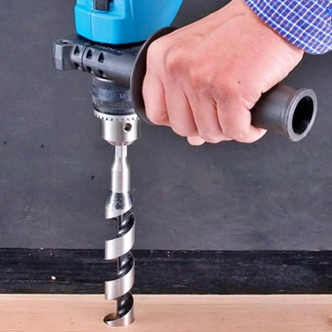 Using the Five Eighth Inch Hammer Drill for Concrete and Wood, Heavy Duty Corded Hammer Drill Power Tool for drilling into wood