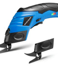 Heavy Duty Cordless Electric Scissors With 12000Rpm High Power Motor For Cutting Cardboard, Fabric, Carpet, Leather And Cloth. Rechargeable Box Cutter Tool and safety blades.