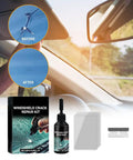 DIY Windshield Crack Repair Kit For Chips Cracks Bullseyes and Stars Quick Fix Glass Repair Fluid Car Windshield Glue Scratch Repair Tool Automotive Windshield Repair Long Lasting Shine Finish with 20 ml repair fluid.