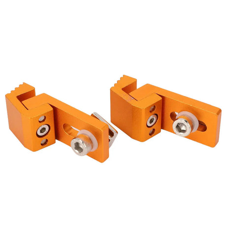 Heavy Duty Aluminum Tiger Claw Clamps With Low Profile Design For 3018 Pro Ultra CNC Machine, orange, durable workholding system.