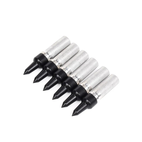 12 Pack Pro Grade Aluminum Arrow Inserts For ID 7.6mm Carbon Arrows And Crossbow Tips, 8-32 Thread, 22mm Length, 10 Grain Per Insert