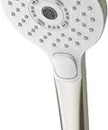 G Series 1.75 GPM Multifunction 4 Inch Round Handheld Shower Head With Active Wave, Comfort Wave, Warm Spa, Brushed Nickel Finish