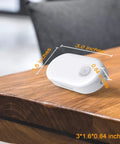 Amber 1800K Plug In Motion Sensor Night Light With Stepless Dimmable LED Always On Or Auto Off 120 Lumen on a table