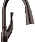 Ophelia Oil Rubbed Bronze Kitchen Faucet With Pull Down Sprayer Modern One Hole Sink Faucet Single Handle Venetian Bronze Finish