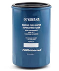 Outboard Fuel Water Filter 10 Micron High Performance Compact Separator For Yamaha Motor 115HP And Under 4.25 Inch Tall OEM Style