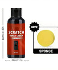 Scratch Repair Cream For Phone Screen And Glasses Kit With Sponge, Lens Scratch Remover For Watches And Sunglasses, 30g bottle