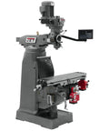 Industrial Step Pulley Milling Machine Built As A Tough Shop Workhorse And Fully Rigged Out With Variable Speed Control.