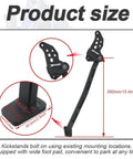 Ultra Lightweight Aluminum Kickstand For YZ125 And YZ250 Dirt Bikes 2005 2026 with dimensions and mounting details shown