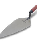 London Style Brick Trowel With DuraSoft Handle For Pro Grade Masonry Jobs 12 By 5 One Eighth Inch High Carbon Steel Forged Blade Ideal For Brick Block And Stonework Made In USA