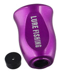 Lightweight Purple Fishing Reel Knob Handle Grip Replacement Parts For Baitcasting Reels And Water Drop Rods Ultimate ABS Upgrades, purple ABS knob with black insert