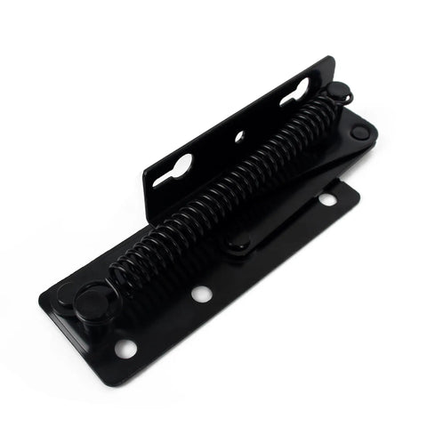 Foldable Lifting Bracket Set 80 Degree Sofa Spring Hinge For Storage Boxes, Sofa Beds, Cabinets And Toy Chests, black hardware