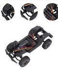 Chassis Frame Kit For TRX4M AX8560 1 18 Scale RC Car With 155mm Wheelbase, plastic components visible
