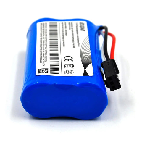 2-Pack 7.4V 1500mAh Li-Ion RC Car Battery Replacement With SM-3P Plug And USB Charging Cable For Huina 1575 And DEERC D60