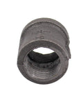 10 Pack Black Malleable Iron Pipe Fittings One Half Inch Couplings For DIY Pipe Furniture And Industrial Plumbing Projects