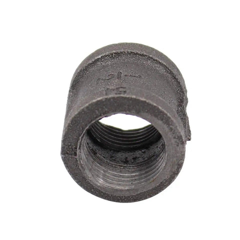 10 Pack Black Malleable Iron Pipe Fittings One Half Inch Couplings For DIY Pipe Furniture And Industrial Plumbing Projects