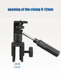 Car Window Mount Clamp For Spotting Scope Monocular Binocular Telescope And SLR Camera With Mounting Thread showing open clamps
