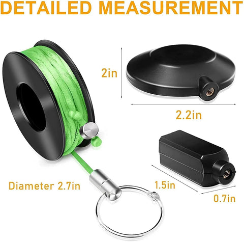 Magnetic Wire Puller Kit With Handle For Easy Cable Routing Through Walls And Floors Electricians Magnetic Wire Pulling System
