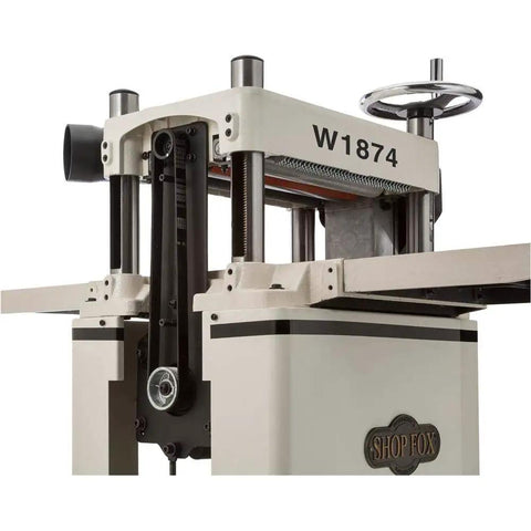 Heavy Duty 15 Inch Fixed Table Planer With A Beefy Three Horsepower Motor And Ridiculously Sharp Helical Cutterhead For Crushing Lumber And Smoothing Boards Like Butter Daily