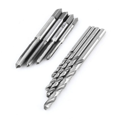 Tap Wrench Set 9 Piece Must Have Threading Tool Kit With Screw Taps And Drill Bits Hand Tapping Tool Set For Metal And Wood
