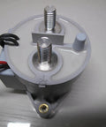 Heavy Duty DC Contactor For EV Charger Stations 200Amp 24V DC Industrial Power Switch with two terminals and wires.