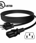 Heavy Duty 5Ft AC Power Cord for Korg Pro Arranger X3R Music Workstation Rack Mount Module Unit UL Listed With Safety Shield and OVP OCP SCP Protection For Safe Efficient Power Delivery During Sessions displayed coiled with UL logo