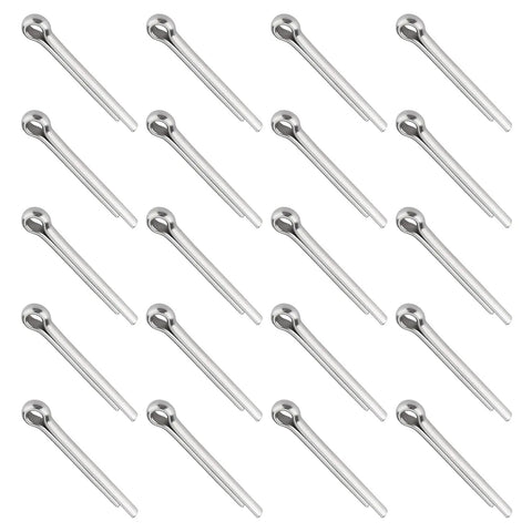 Heavy Duty Stainless Steel M4 50mm Propeller Cotter Pins Pack Of 20 For Outboard Motors Fits Yamaha F150 F200 F300 Suzuki DF140A