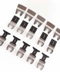 Bi Metal Curved Oscillating Tool Saw Blades Kit for Wood Metal PVC Universal Fit for Craftsman Ryobi Milwaukee DeWalt and More, 10-piece set