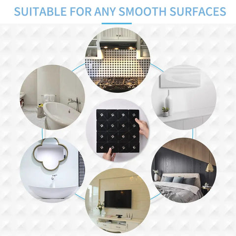 Ten Sheet Peel And Stick Backsplash Metal Mosaic Tiles For Kitchen Wall Decor Aluminum Composite Stick On Tiles in different rooms