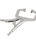 3 Piece Heavy Duty C Clamp Locking Pliers Set With Swivel Pads, Welding Clamps In 6, 9, And 11 Inch For Woodworking And Metalworking