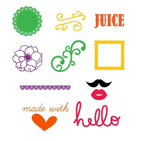 Assorted stencil designs from Glass Etching Starter Kit For Do It Yourself Projects With Etching Cream Stencil Vinyl Transfer Tape Handy Tools Idea Book And Instructional DVD To Create Custom Glass Decor At Home