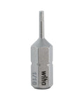 Single hex bit from 10 Piece Hex Bit Set With Inch Drive And Hardened Tool Steel Bits In Sizes From One Sixteenth Inch To One Quarter Inch