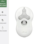 Remote control for 44 Inch Indoor Ceiling Fan With LED Light And Remote Control, Bronze Modern Ceiling Fan, showing buttons and features.