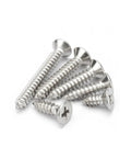 30 To 50 Pack Self Tapping Screws Set ST3.5 To ST4.2, Flat Head Phillips Drive, Flush Install Without Pre Drilling, ideal for woodworking.