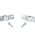 Two metal strain relief clamps with screws for 30 Amp Dryer Power Cord 4 Prong With Copper Eyelet Connectors 5 Foot Length