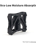Fibreheart PPA-CF Carbon Fiber Nylon 3D Filament bike pedal prototype showing low moisture absorption feature in black material.
