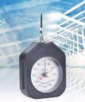 Double Needle Dial Tension Meter Grams Force Tensiometer For DIY And Machine Shop, Portable Plastic Gauge For Accurate Spring Load Testing, Valve Micro Switch And Electronic Component Diagnostics, black plastic dial gauge