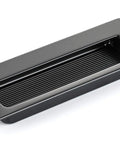 Matte Black Modern Recessed Cabinet And Drawer Pull Handle 4.5 Inch Long By 1.625 Inch Wide for Kitchen Bathroom